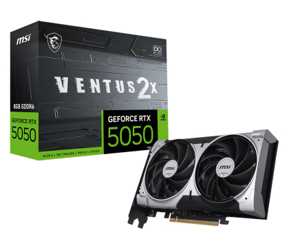 Karta graficzna MSI GeForce RTX 5050 Ventus 2X OC 8GB GDDR6 DLSS4